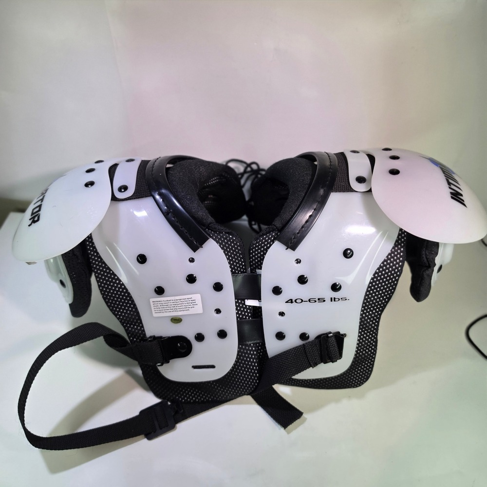 Gear Pro-Tec Intimidator Youth Football Shoulder Pads 2XS 10-11in 40-65lb White